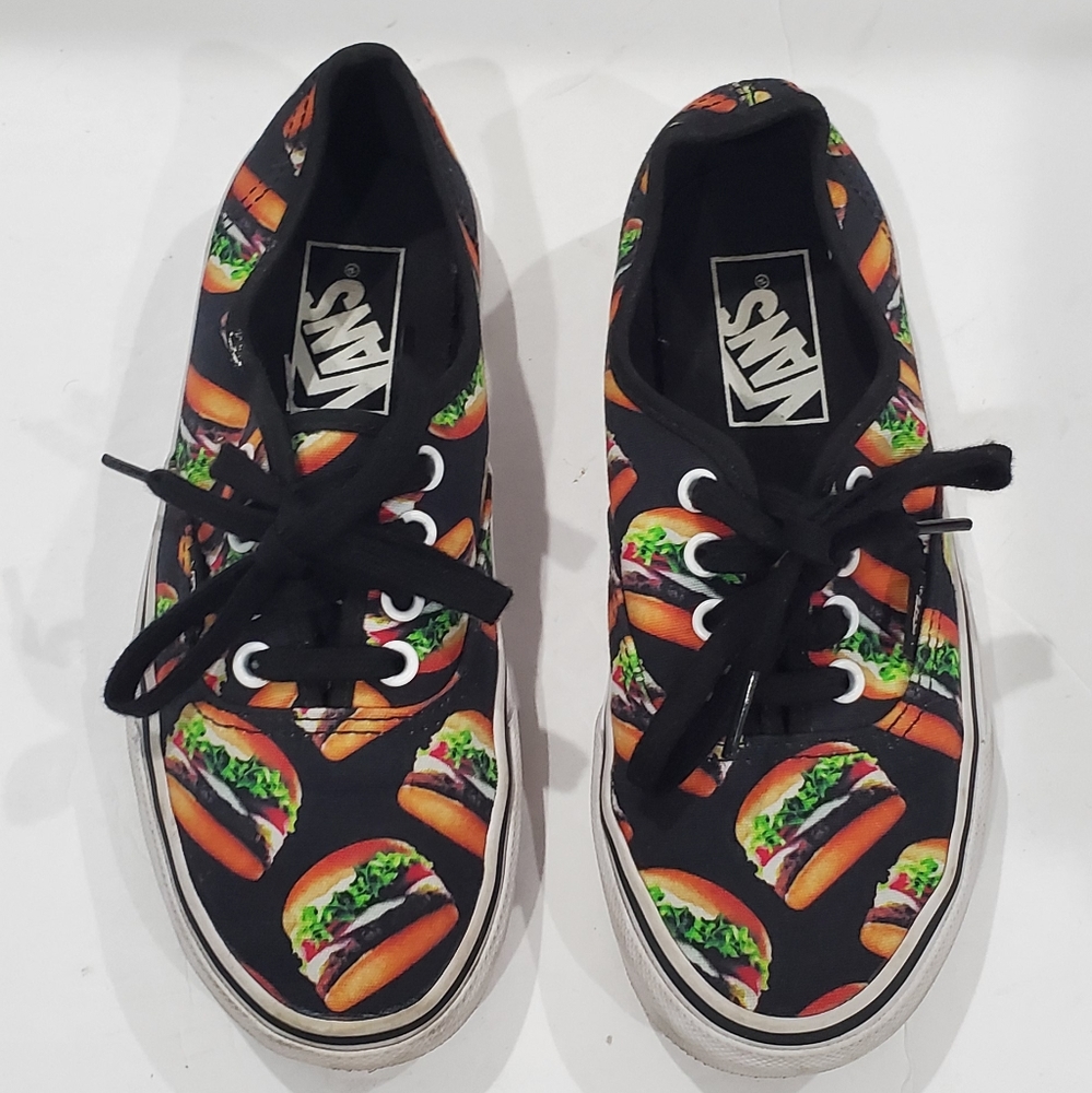 RARE Vans classic style sneakers shoes in womens size 5 us men 3.5 burgers 🍔
